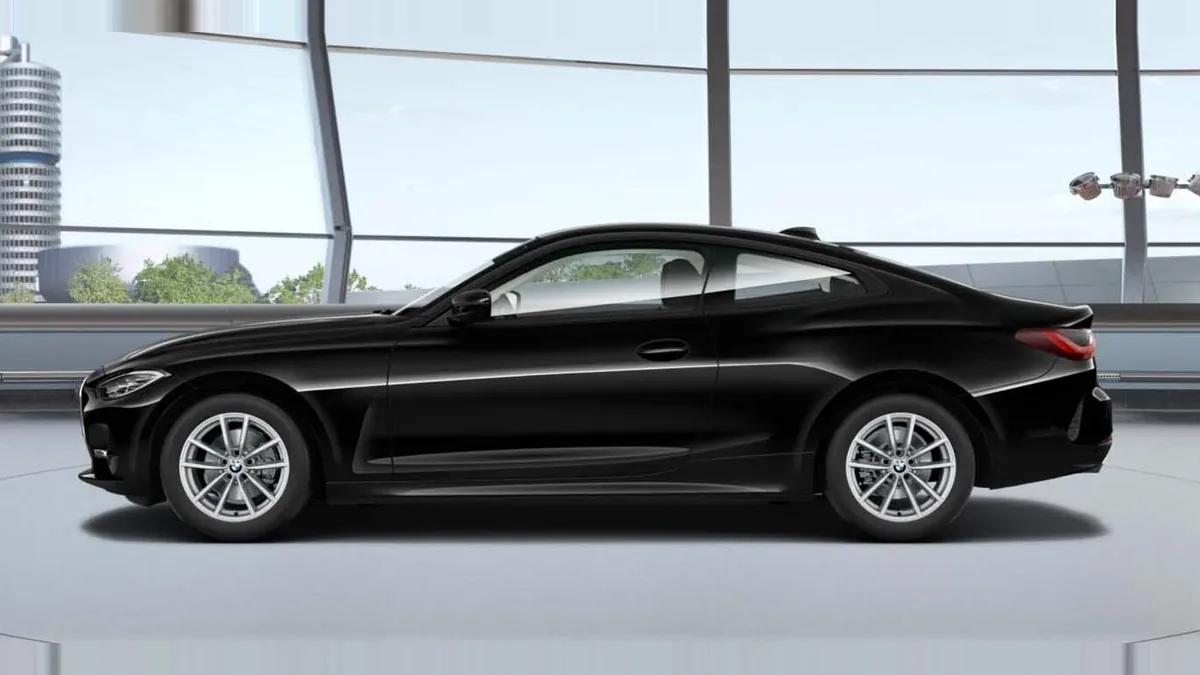 BMW Serie 4 420i Coupé en leasing — Delantera