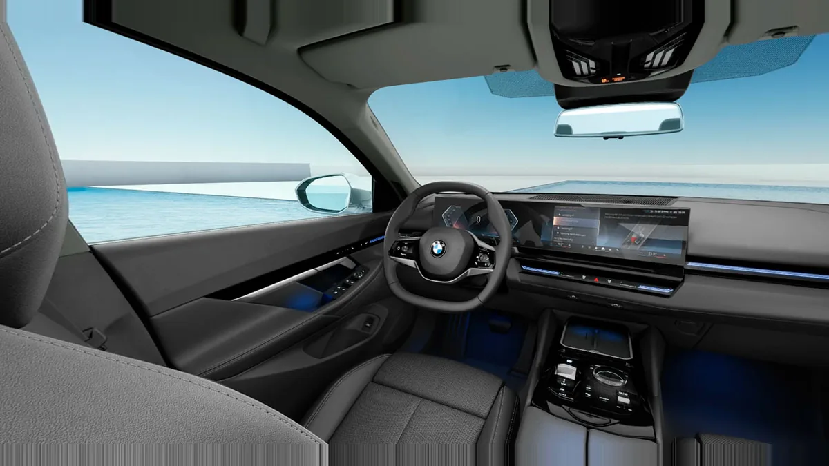 BMW Serie 5 520d en leasing — Delantera