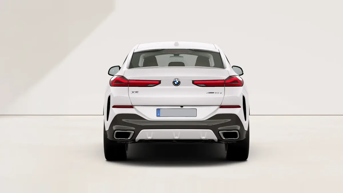 BMW X6 xDrive 40d M Sport en leasing — Trasera