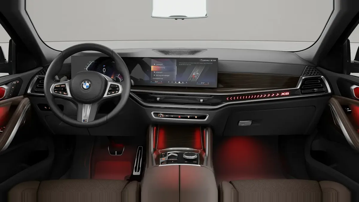 BMW X6 xDrive 40d M Sport en leasing — Interior