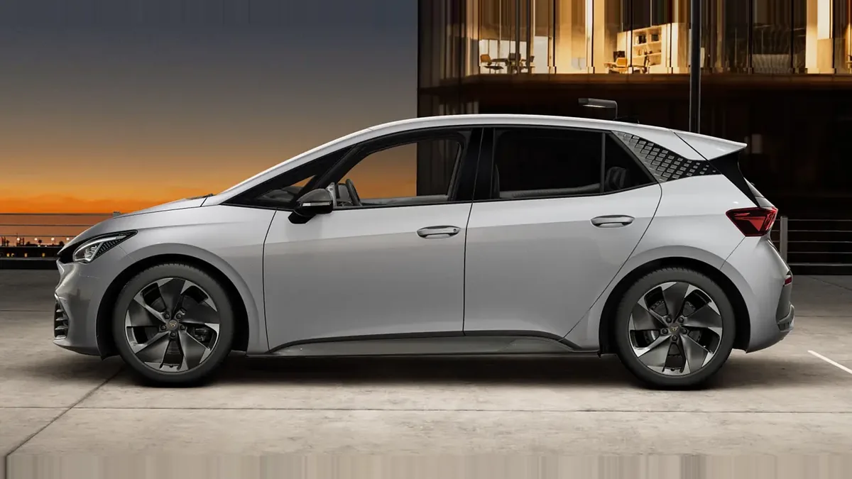 CUPRA Born e-Boost Pack Advanced Plus en leasing — Lateral
