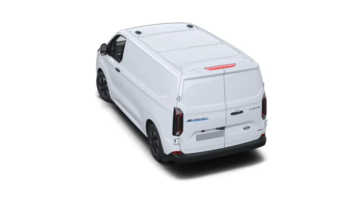 Ford TRANSIT CUSTOM Van BEV 83kWh 100kW 320 L1 Trend en leasing — Trasera