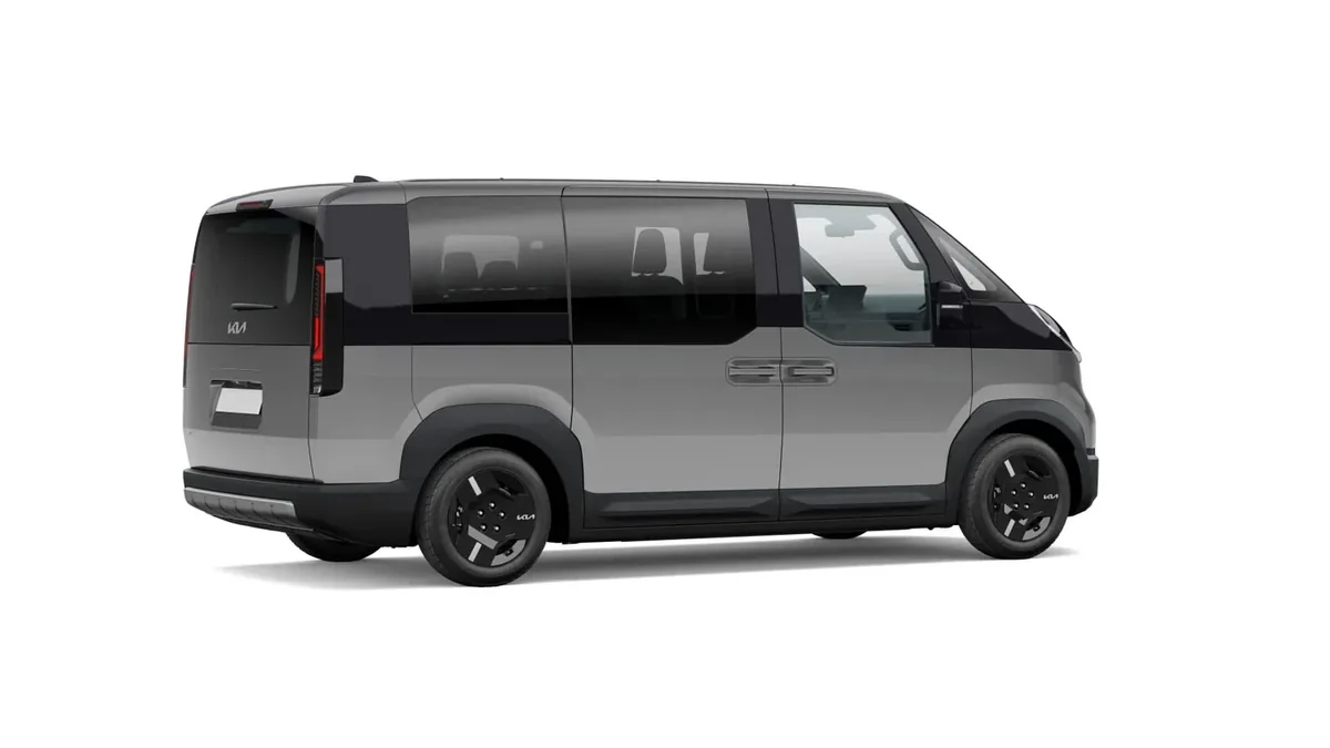 Kia PV5 Passenger L2H1 LR Plus en leasing — Trasera