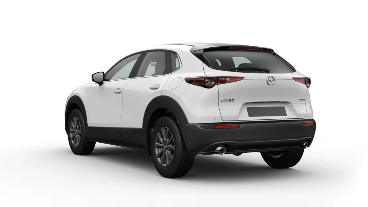 Mazda CX 30 2.5L e-SkyAct G MHEV 103kW Prime-Line en leasing — Trasera