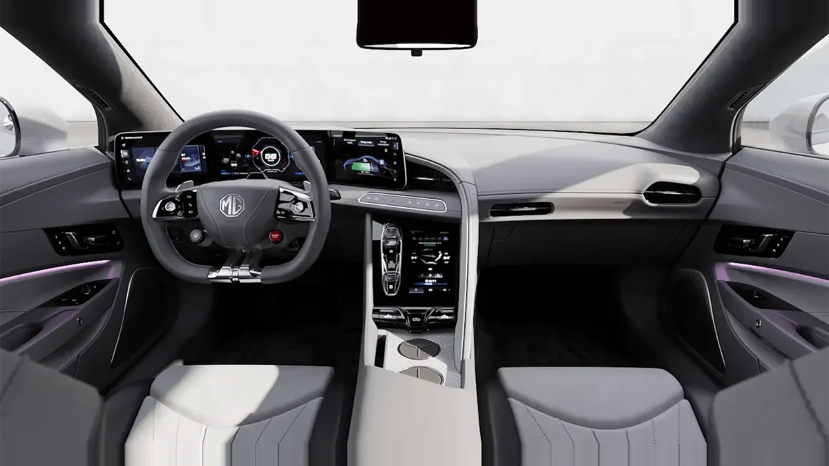 MG Cyberster Trophy Single Motor en leasing — Interior