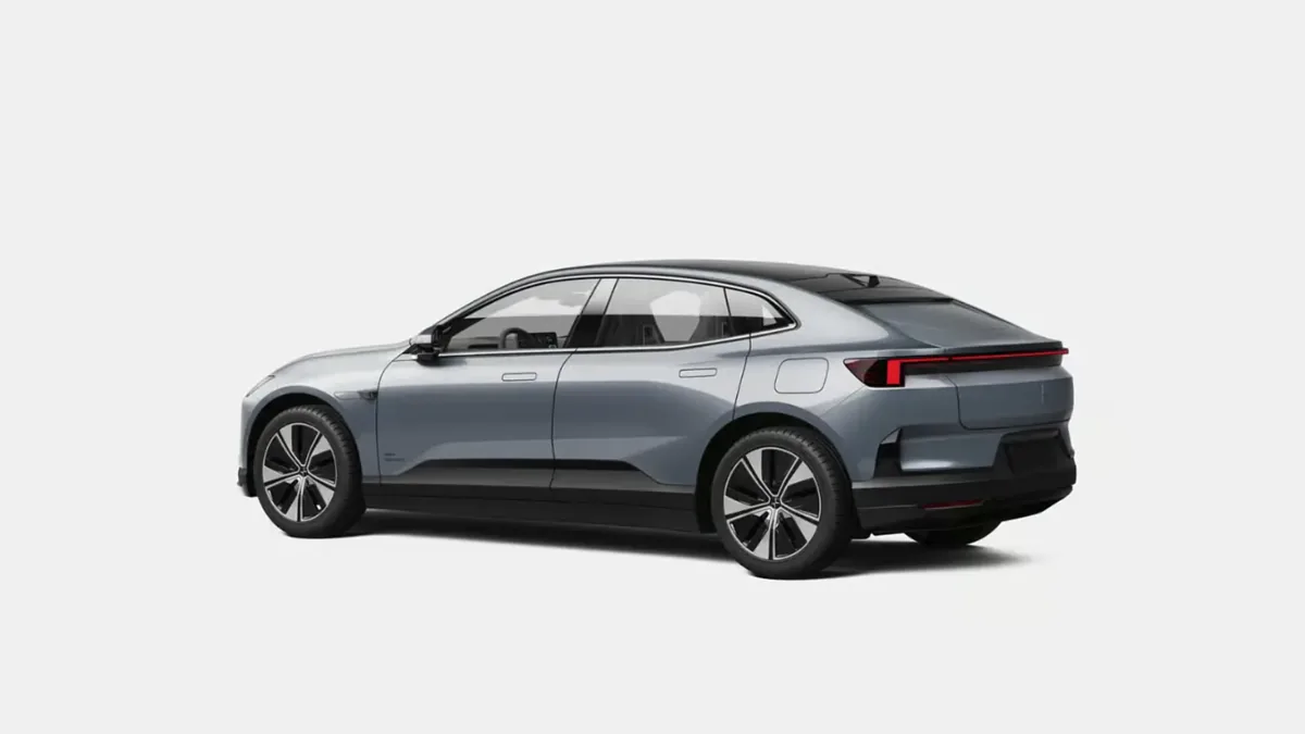 Polestar 4 Long Range Single Motor en leasing — Trasera